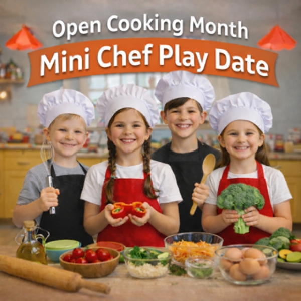 Open Cooking Month /Mini Chef Play Date – Kids Cooking Club