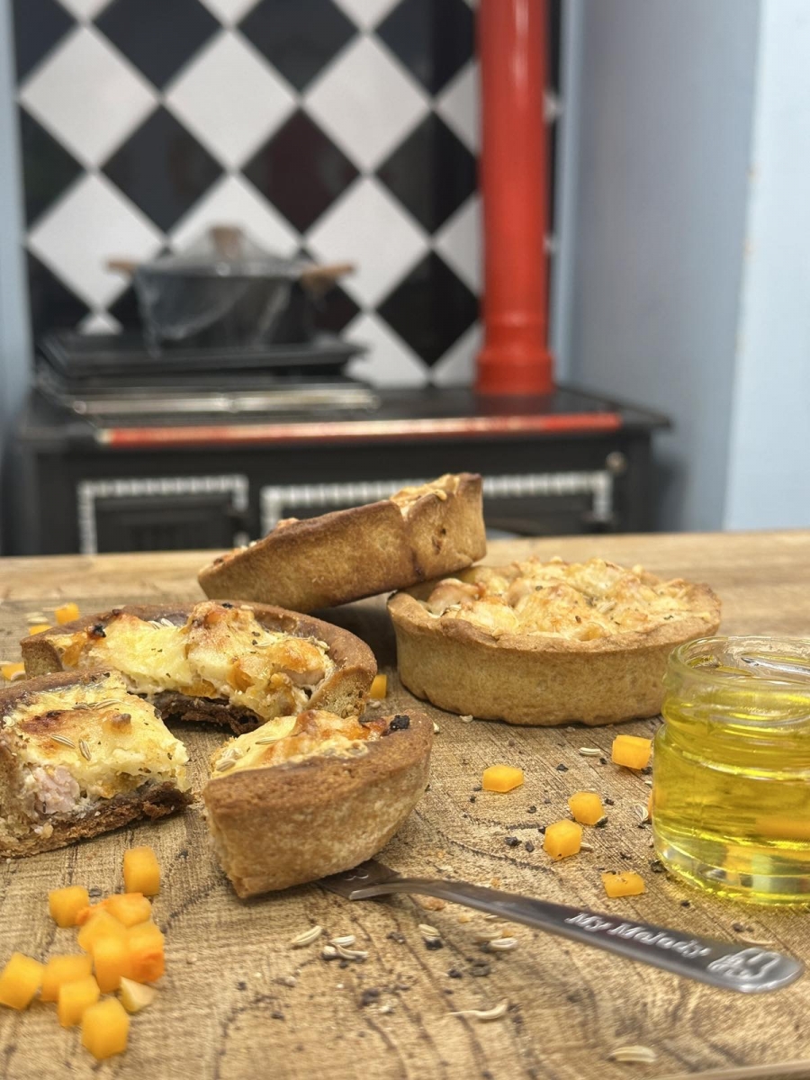 Αλμυρή τάρτα με κοτόπουλο και κολοκύθα | Kids Cooking Club