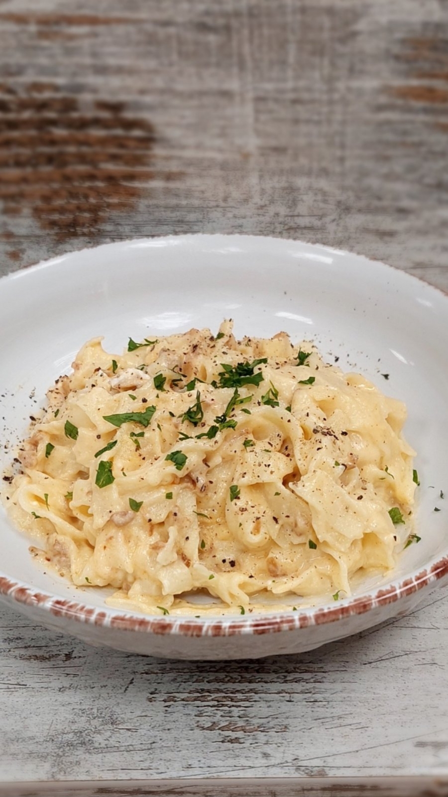 “Carbonara” με κοτόπουλο και κρέμα γιαουρτιού | Kids Cooking Club