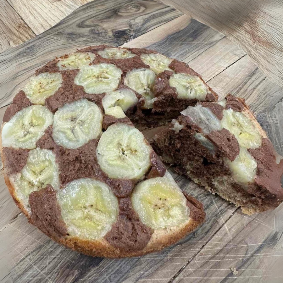 Choco banana cake tatin | Kids Cooking Club