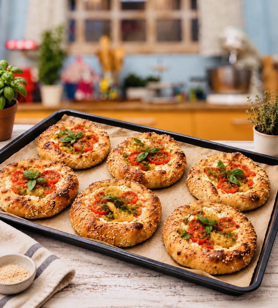 Galette Brioche γλυκοπατάτας με Φέτα & Λαχανικά | Kids Cooking Club