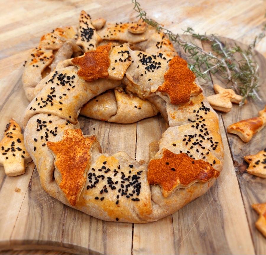 Μανιταρόπιτα στεφάνι | Kids Cooking Club