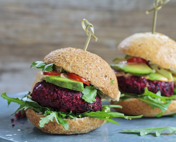 Beetroot burger